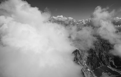 Reportage Foto Bayern Zugspitze über den Wolken